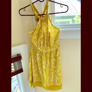 Forever 21 yellow gold dress sz S